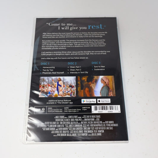 The Chosen Season Three 3 DVD Set Tested NTSC Jonathan Roumie 16:9 English