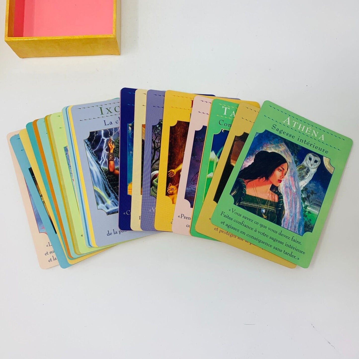 Cartes Oracles des Déesses Complet Ada Doreen Virtue 44 Cartes Guide Divination