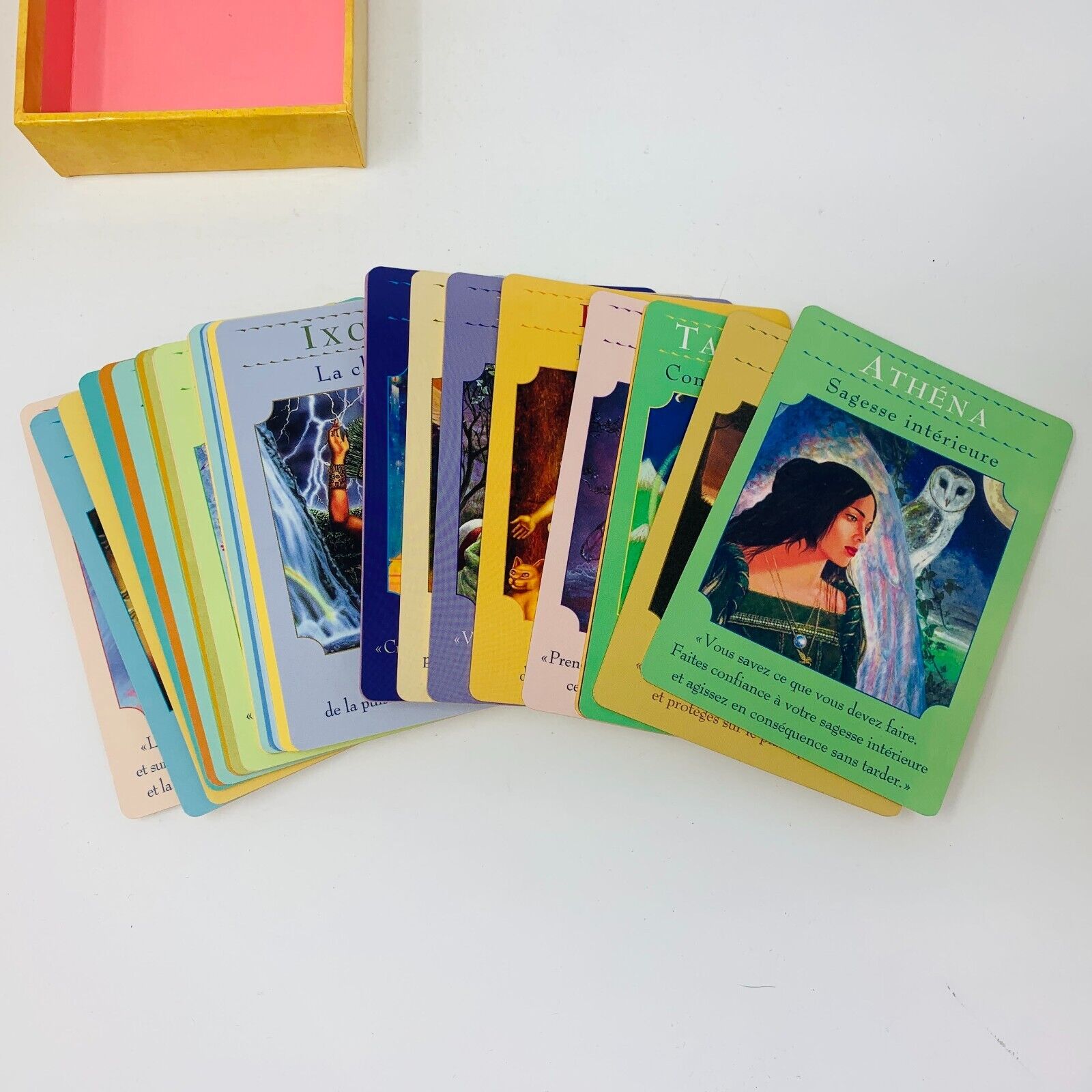 Cartes Oracles des Déesses Complet Ada Doreen Virtue 44 Cartes Guide Divination