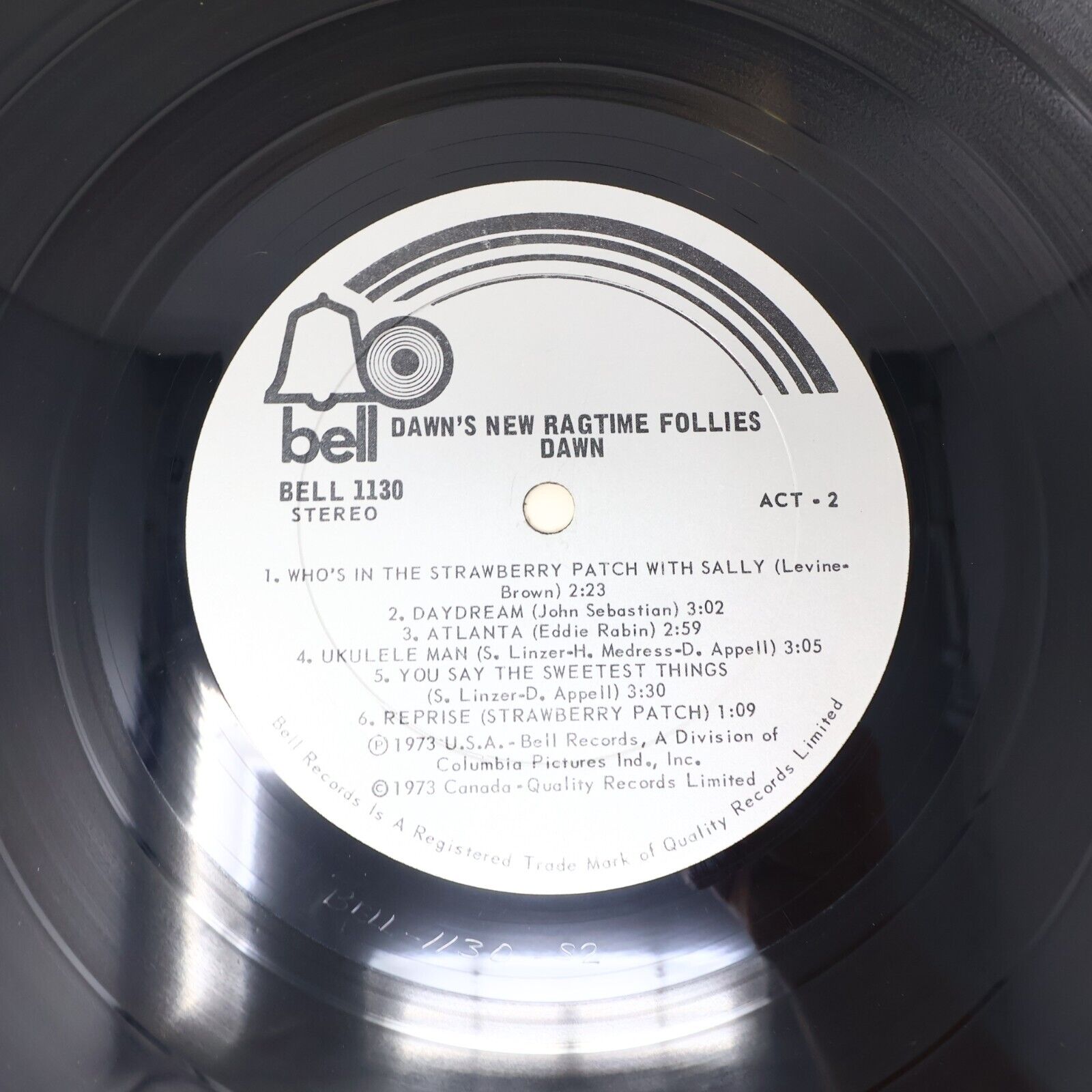 Dawn's New Ragtime Follies Featuring Tony Orlando LP Record Sweet Gypsy Rose?