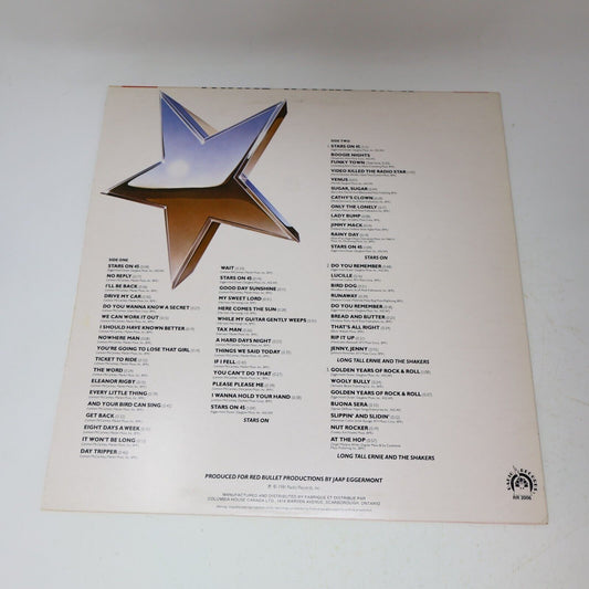 Stars On Long Play LP Record Vinyl 1981 RR 2006 Canada Radio Records Disco 80s