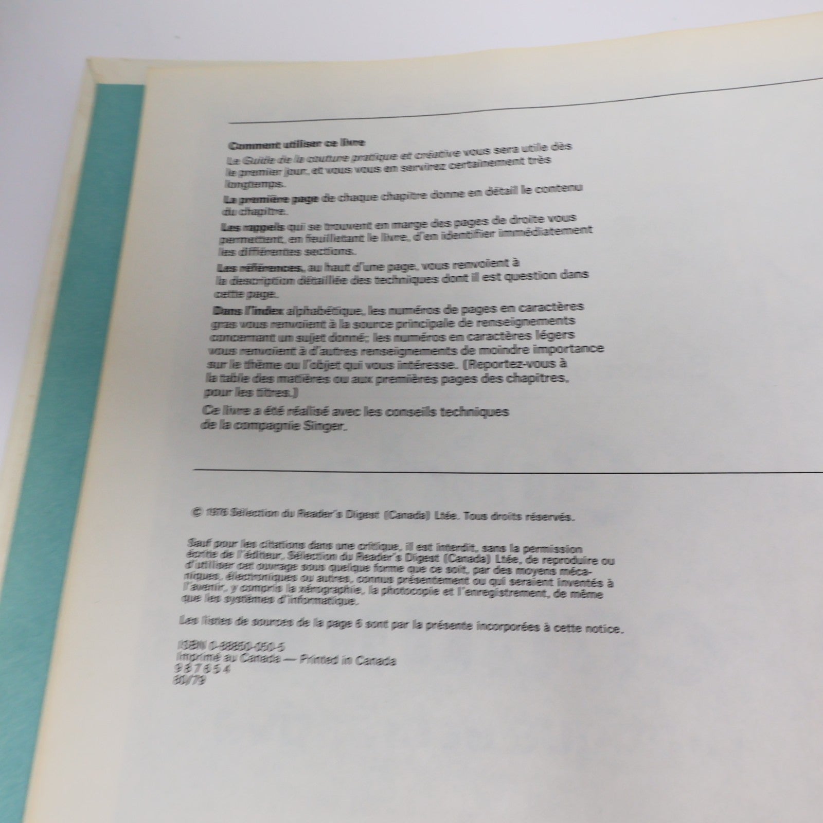 Guide de la Couture Pratique et Créative/Travaux à l'Aiguille Lot Readers Digest