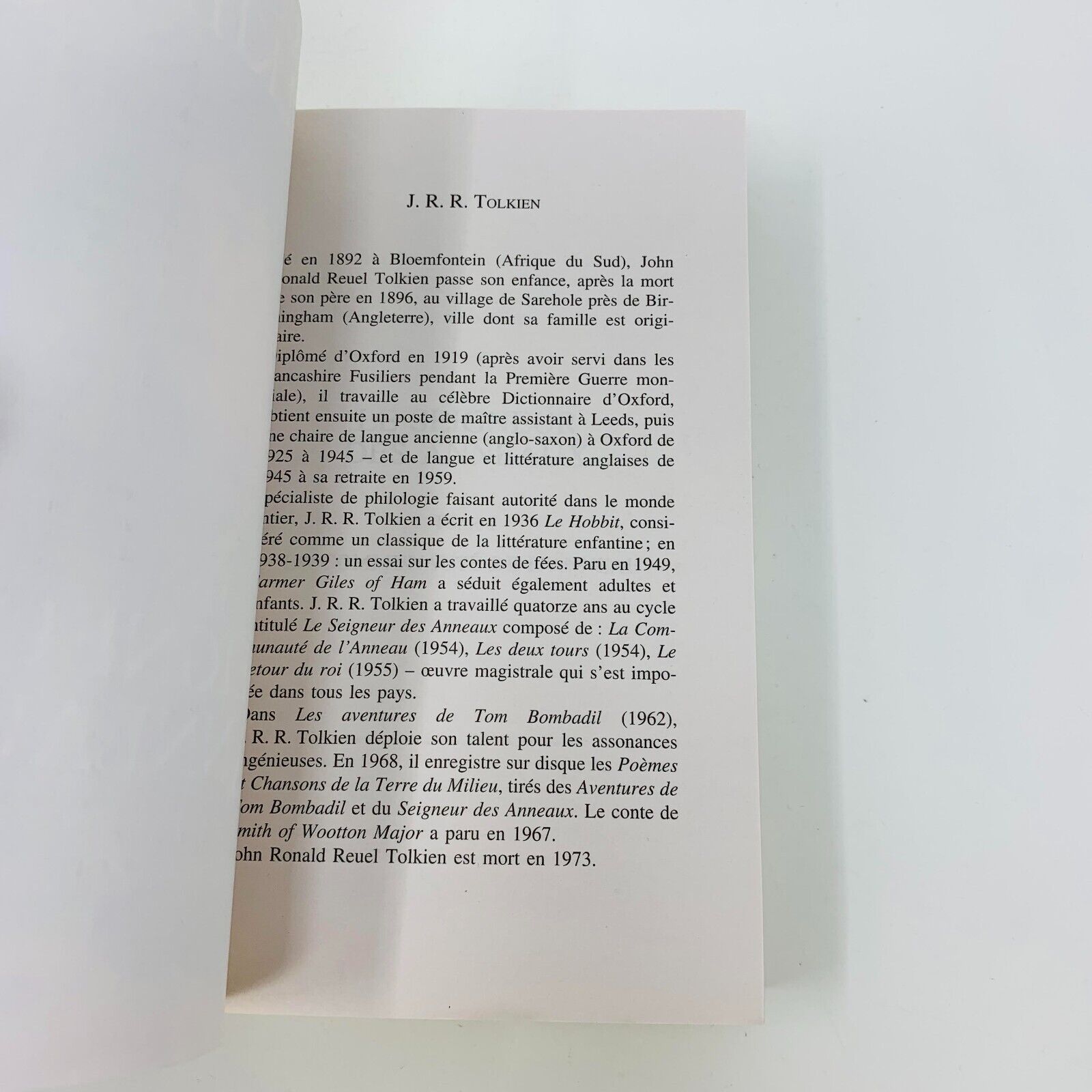 Coffret Le Seigneur des Anneaux Pocket J.R.R. Tolkien French Série Complète 2002