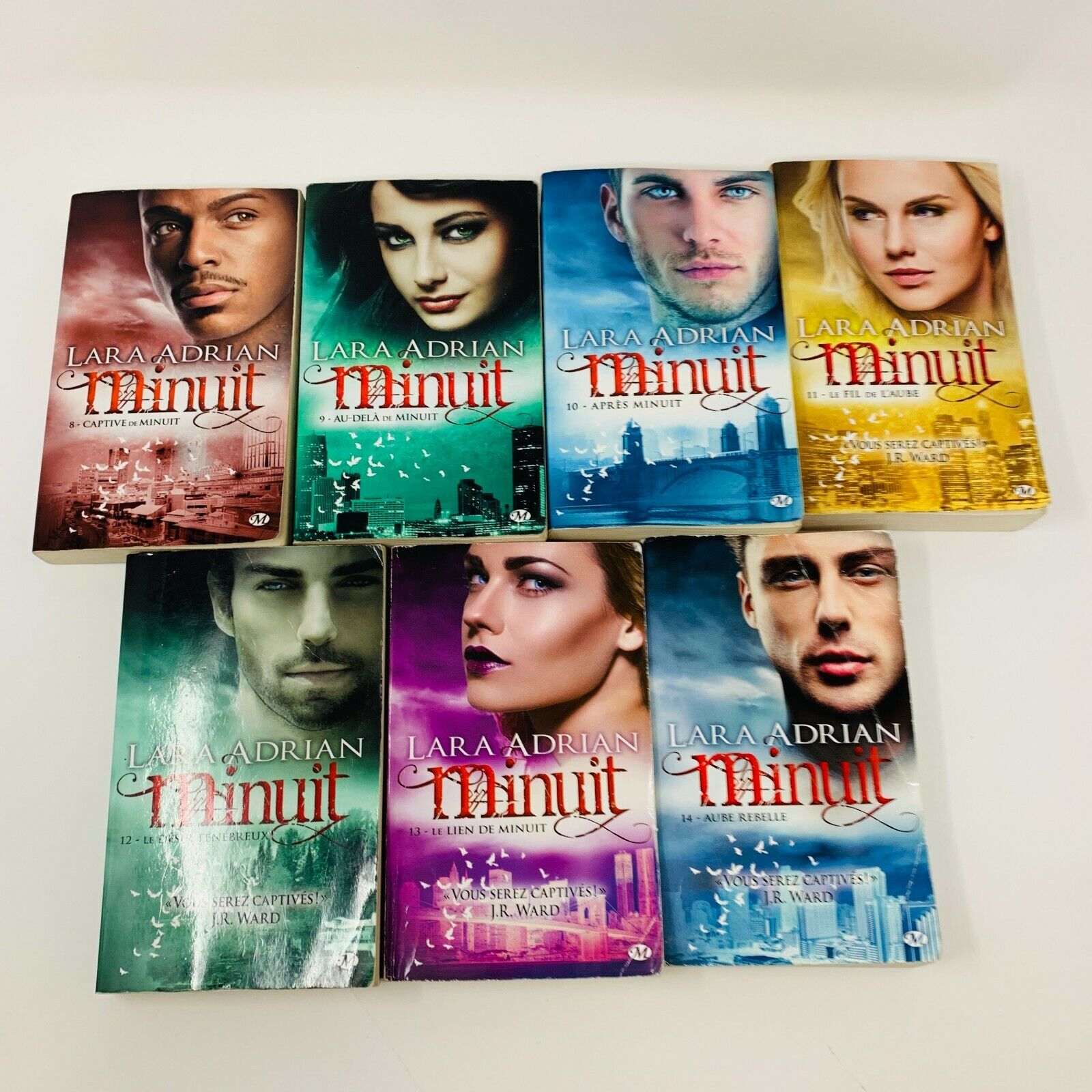 Minuit #1-14 de Lara Adrian Lot de 14 Livres en Français/French Minuit Écarlate