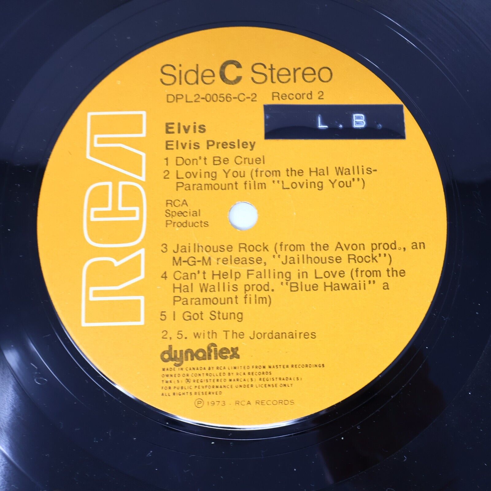 Elvis Presley Elvis Record 2x LP RCA Special Products DPL2-0056(e) 1973 Canada