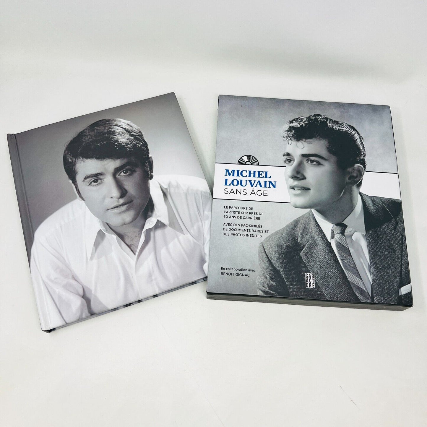 Livre Signé Michel Louvain Sans Âge de Benoit Gignac 2014 Caractère Chanteur
