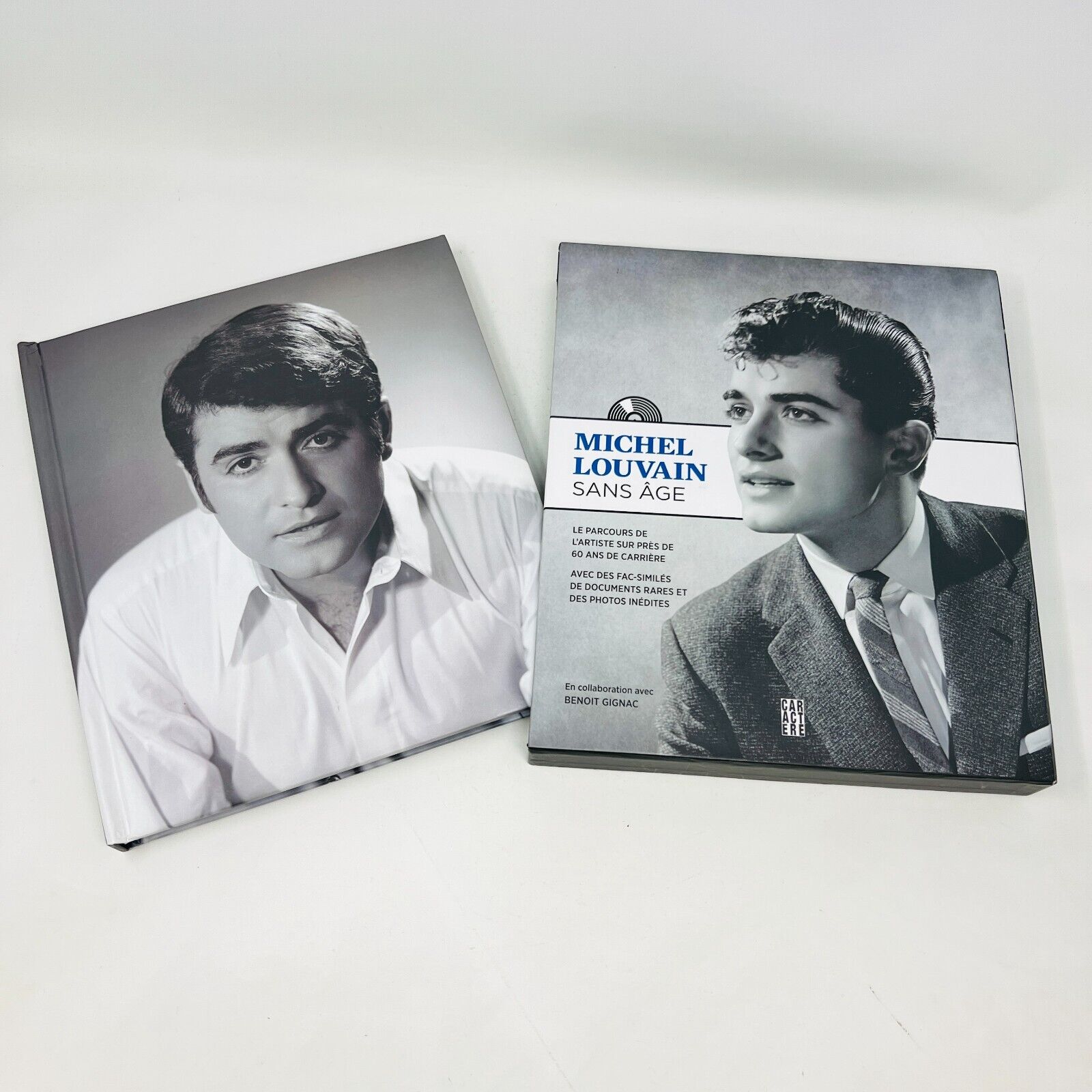 Livre Signé Michel Louvain Sans Âge de Benoit Gignac 2014 Caractère Chanteur