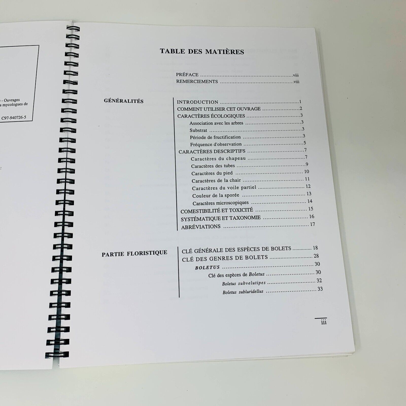 1997 Champignons du Québec Tome 1 Les Bolets Cercle des Mycologues de Montréal