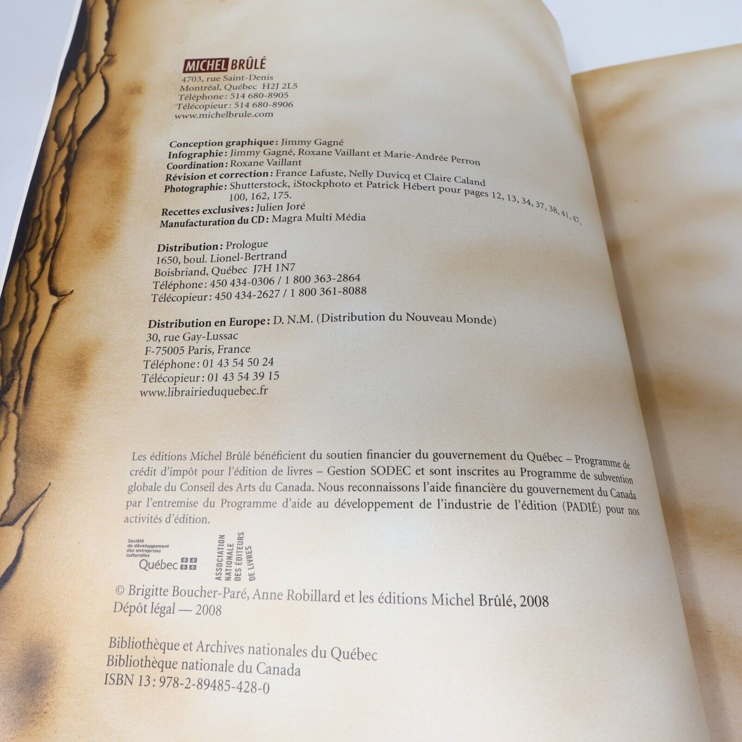 2008 Chevaliers d'Émeraude Les Fêtes de Parandar Cuisine Recettes Français Livre