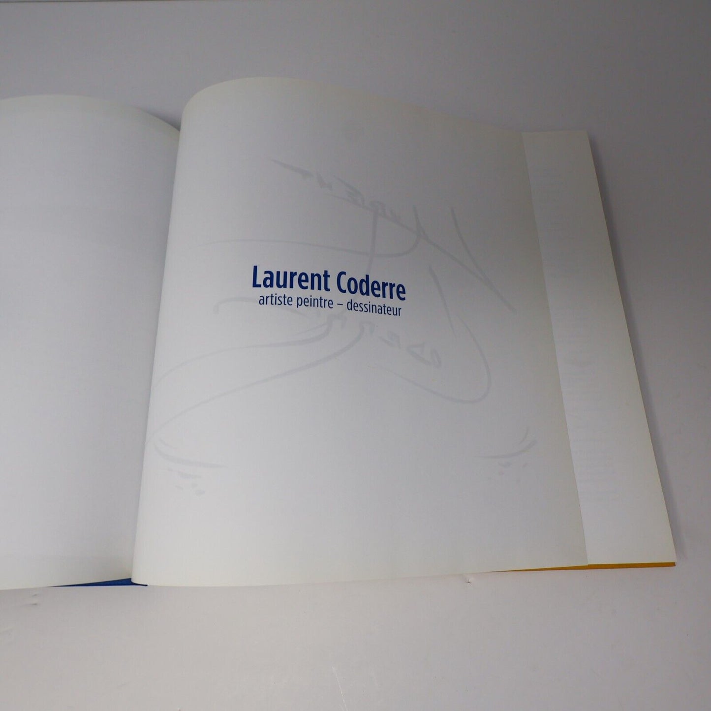 2010 Laurent Coderre Artiste Peintre Dessinateur de Claude Sauvage Signé Broquet
