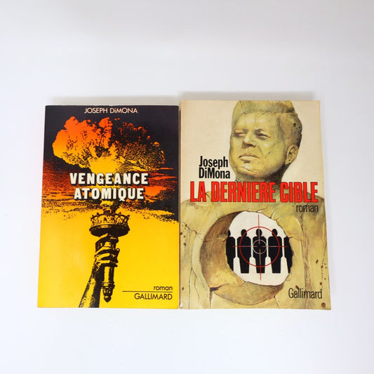 Lot 2 Joseph Dimona nrf La Dernière Cible Vengeance Atomique Livres Français 70s