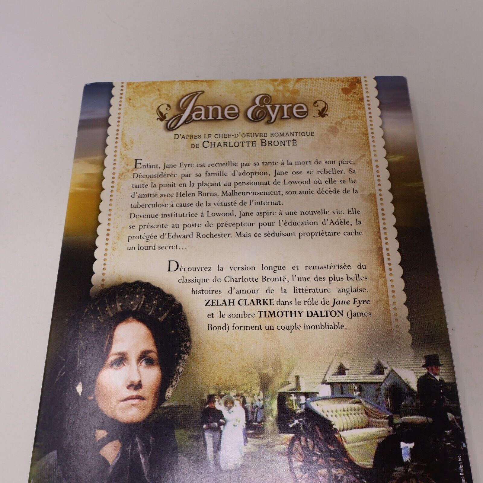 Jane Eyre DVD BBC Français French NTSC Tested Timothy Dalton Zelah Clarke Bronte