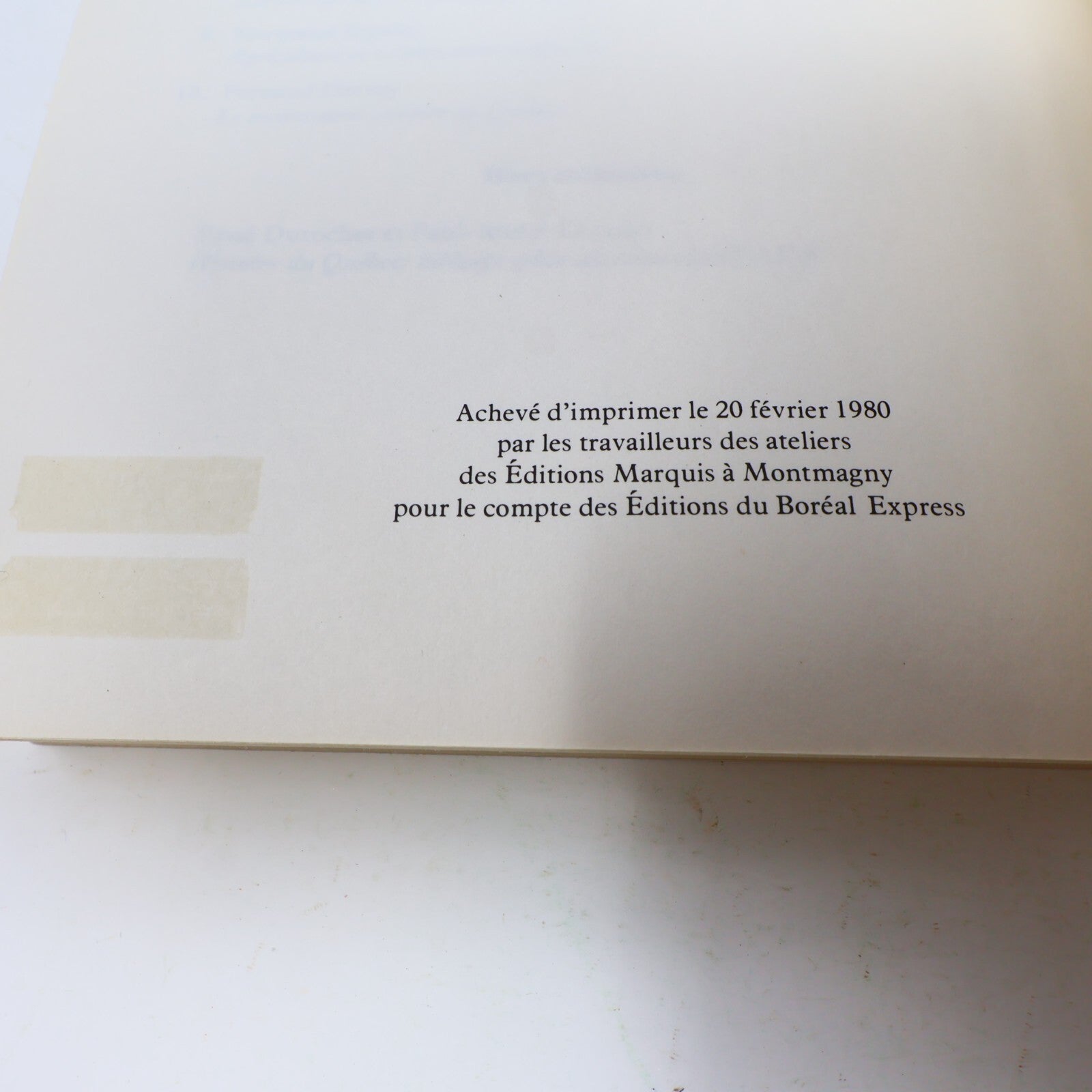 1980 Le Mouvement Ouvrier au Québec Fernand Harvey Boréal Syndicalisme Histoire