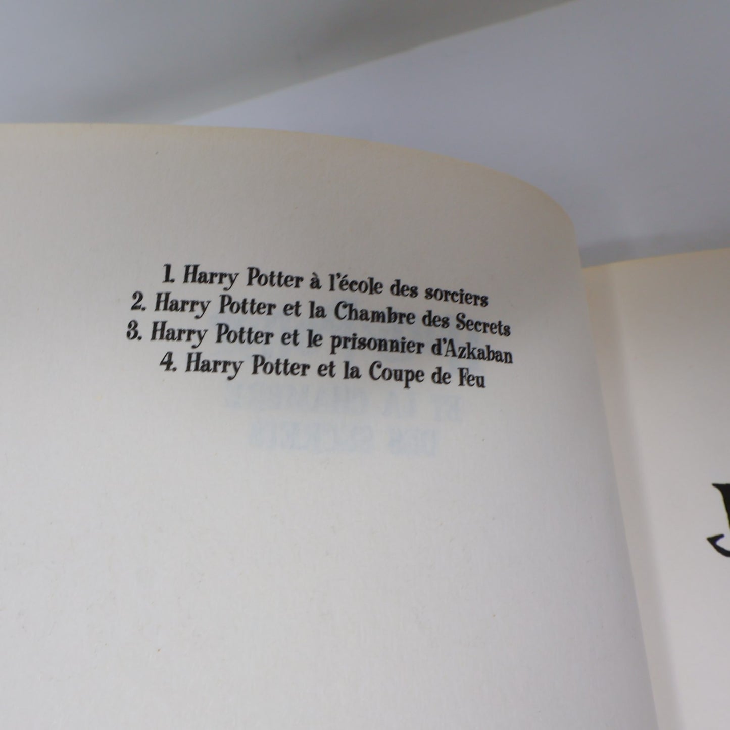 Harry Potter et la Chambre des Secrets J.K. Rowling 2001 PB Grand Format Livre