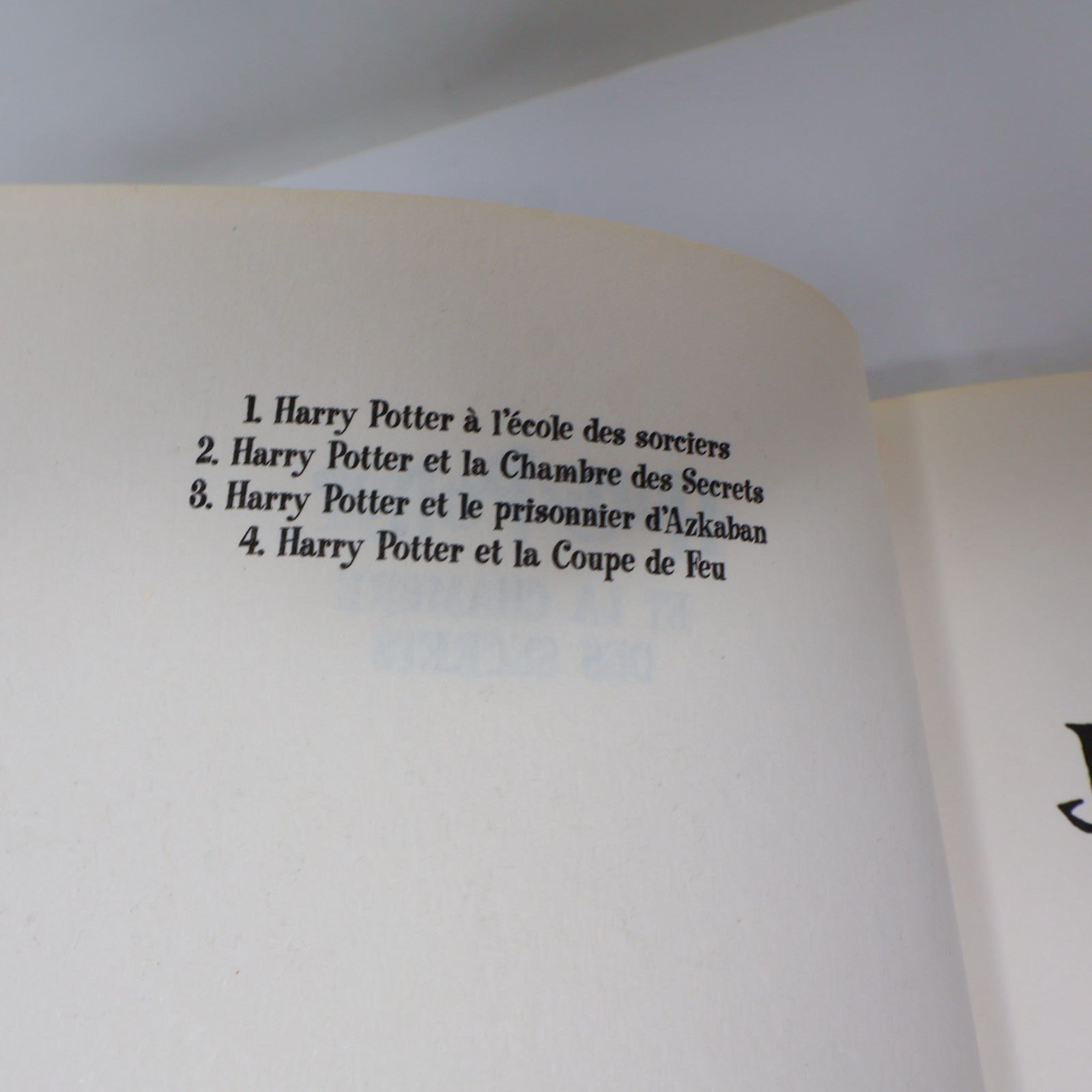 Harry Potter et la Chambre des Secrets J.K. Rowling 2001 PB Grand Format Livre