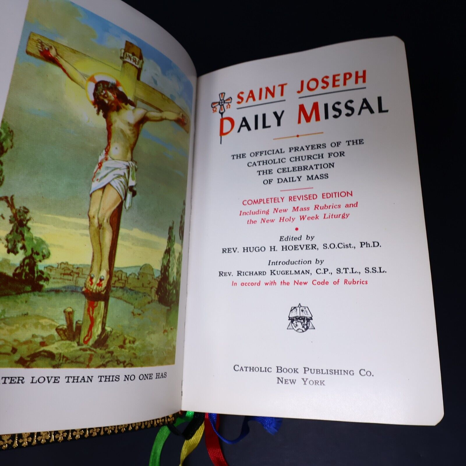 1964 Saint Joseph Daily Missal Religion Confraternity Version Book PB 60s