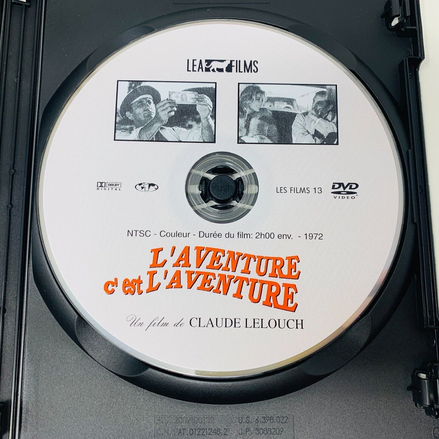 L'Aventure c'est l'Aventure Claude Lelouch Jacques Brel DVD Testé NTSC Français