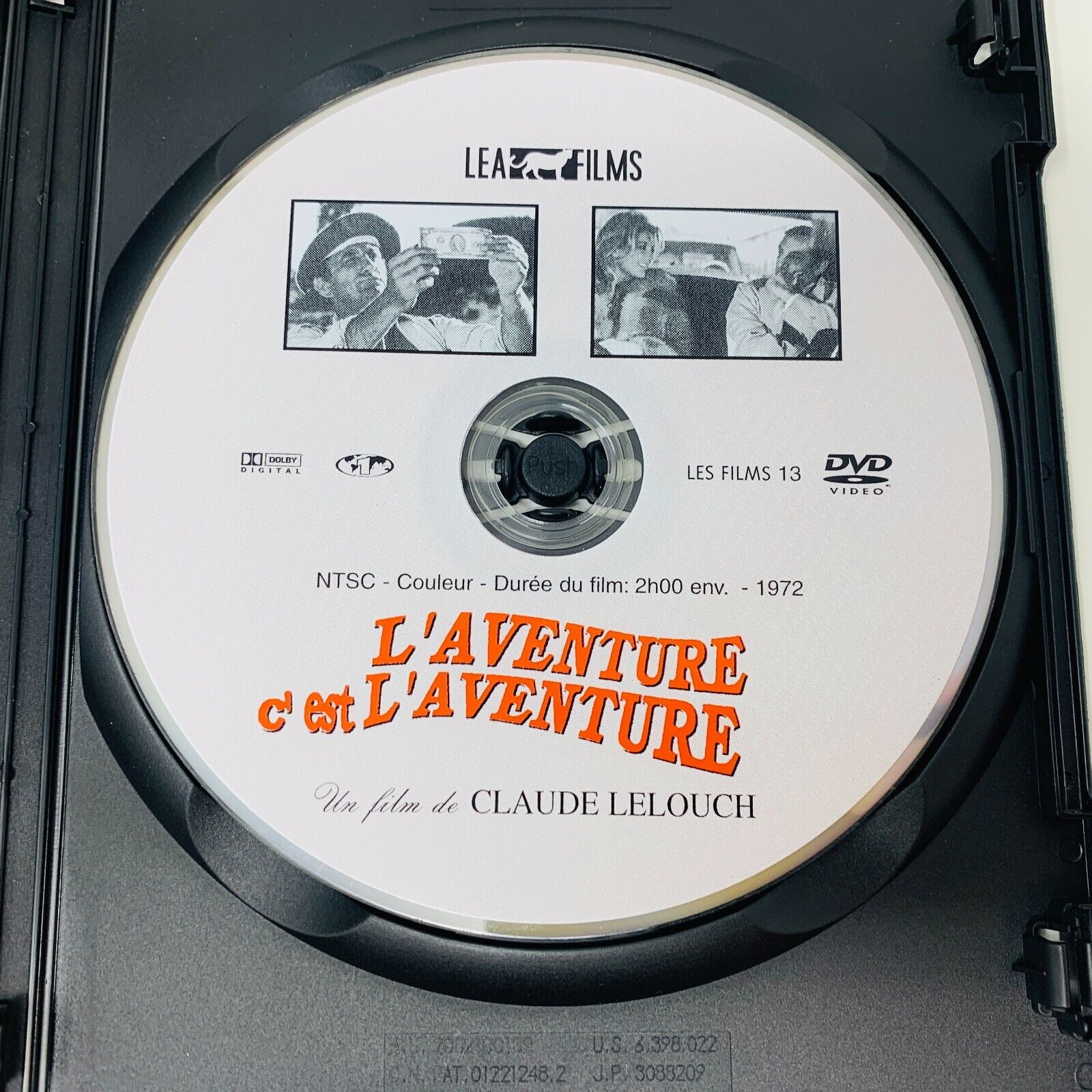 L'Aventure c'est l'Aventure Claude Lelouch Jacques Brel DVD Testé NTSC Français