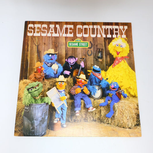 Sesame Street Sesame Country LP Record 1981 Children Big Bird Music CTW 89003