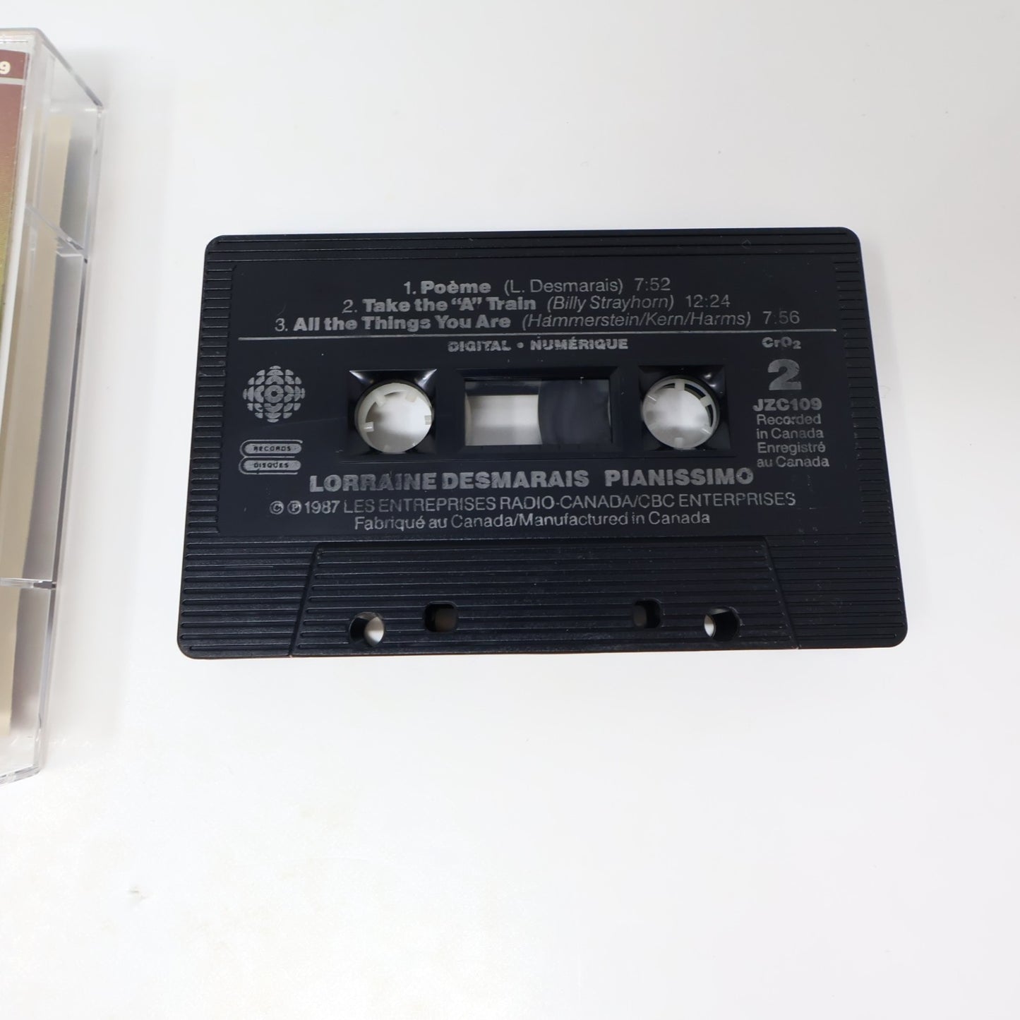 Lorraine Desmarais 2 Cassettes Lot Pianissimo/Andiamo JazzImage Hold up/Caravan