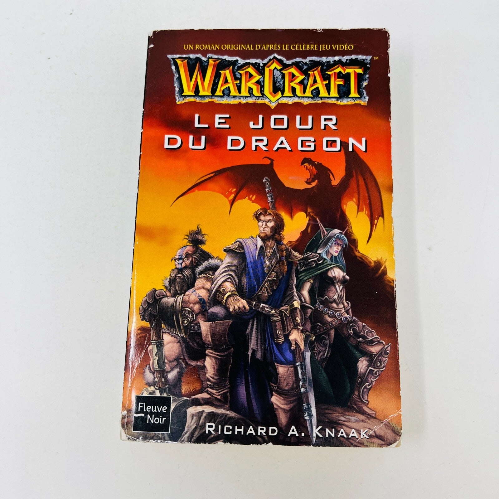 Warcraft Lot 3 Livres Le Jour du Dragon/Chef de Rébellion Français Fleuve Noir