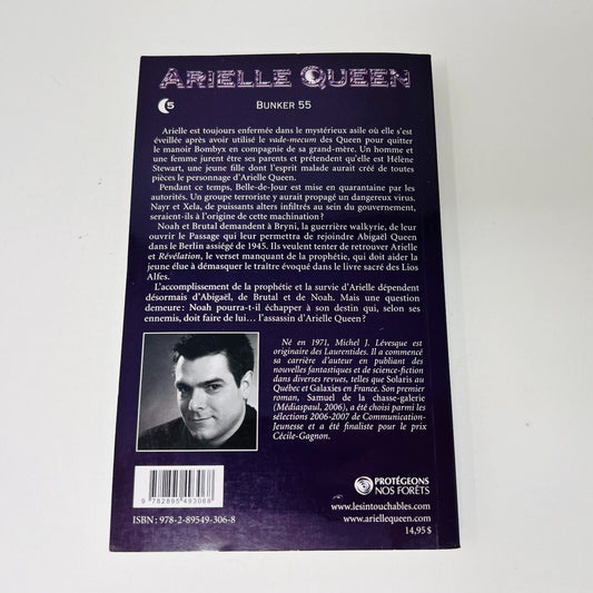 2008 Arielle Queen #5 Bunker 55 de Michel J. Lévesque Livre Les Intouchables