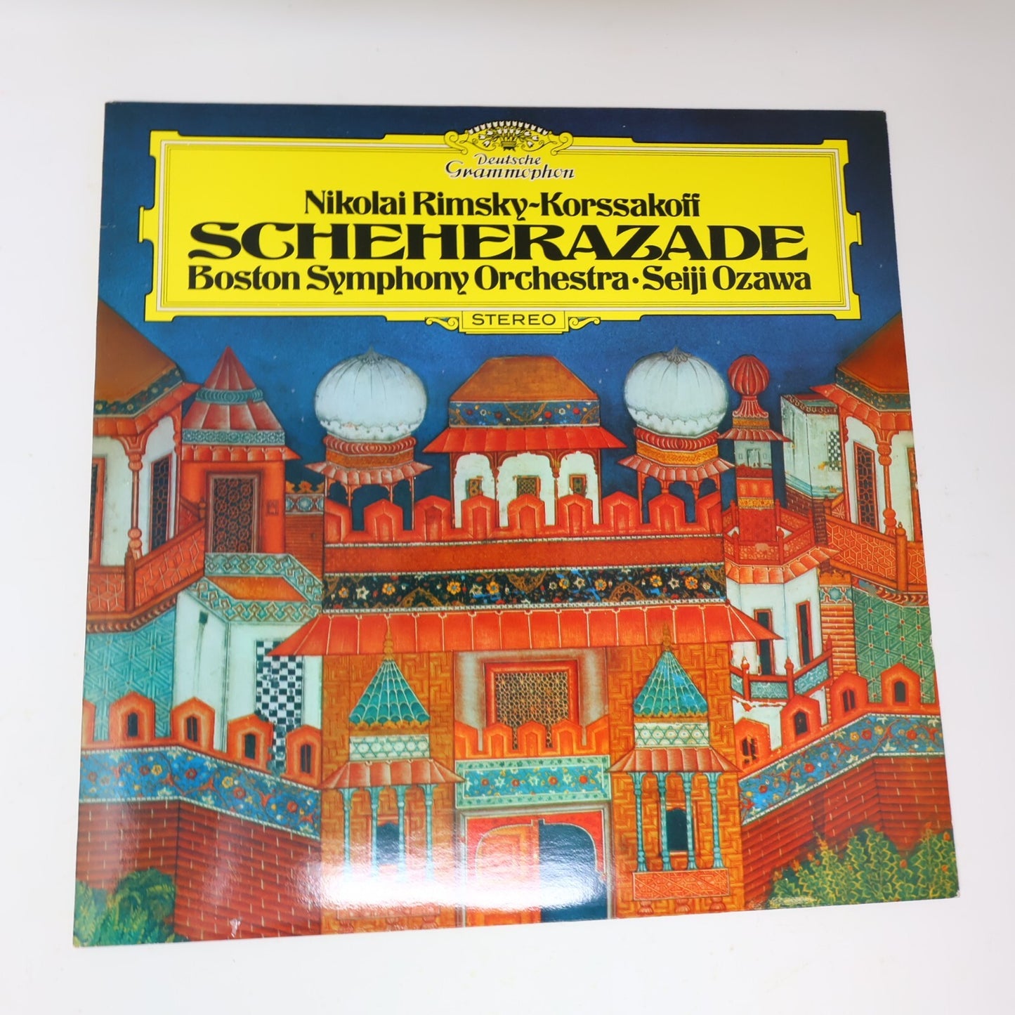 Nikolai Rimsky-Korsakoff Scheherazade Seiji Ozawa Boston LP Record 25390 972
