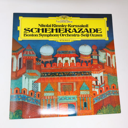 Nikolai Rimsky-Korsakoff Scheherazade Seiji Ozawa Boston LP Record 25390 972