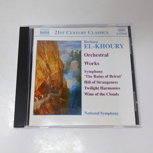 Bechara El-Khoury CD Orchestral Works Ruins Of Beirut/Hill Of Strangeness Naxos