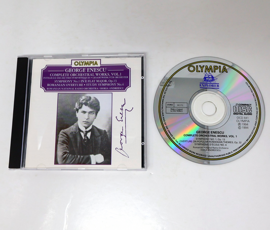 George Enescu CD Complete Orchestral Works 1 Horia Andreescu Symphony 1/Romanian