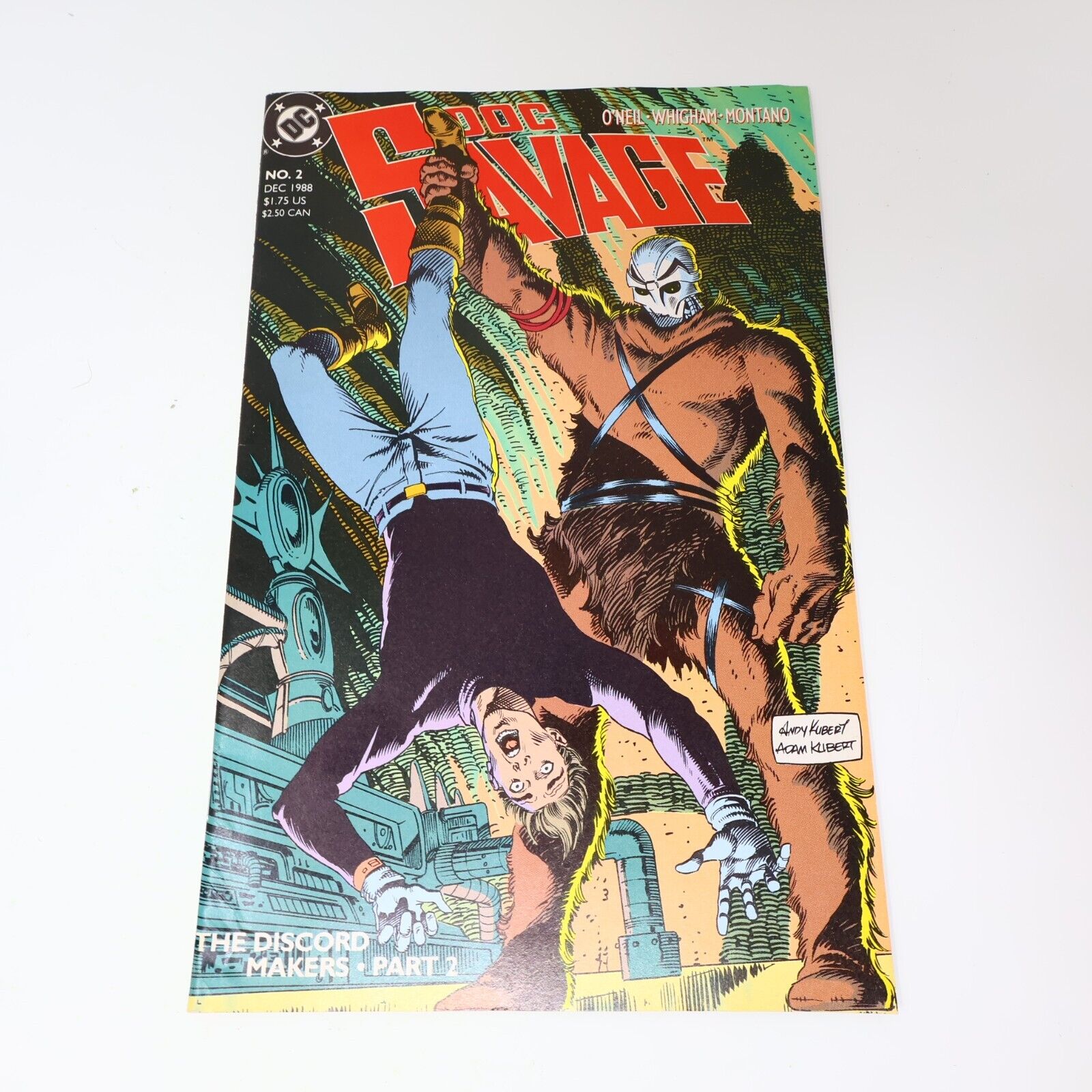 Lot 5 Doc Savage #2-5 7 Denny O'Neil/Rod Wigham/Steve Montano DC Comics 1988-89