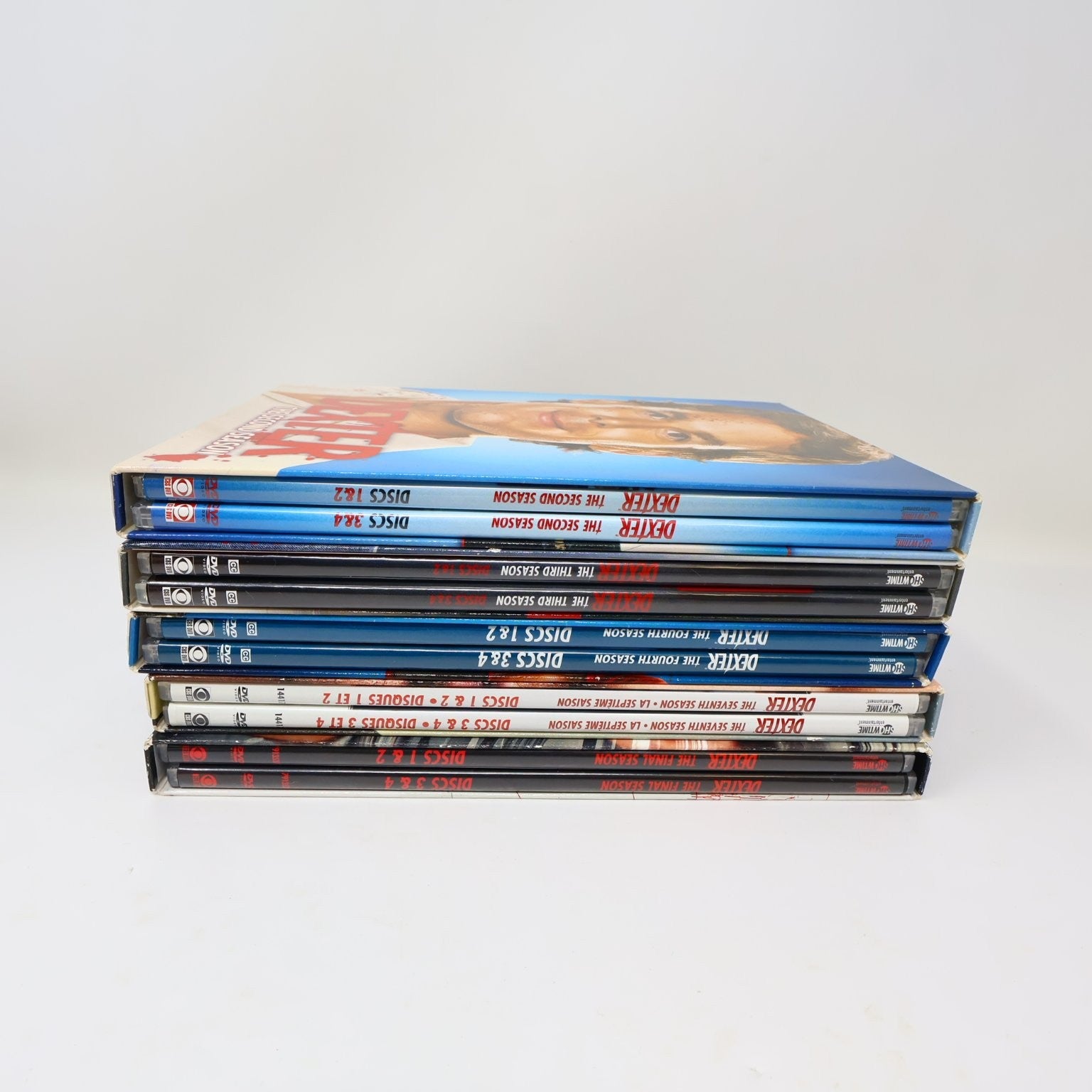 Dexter 5 DVD Lot Seasons #2-3-4 & 7-8 TV Michael C. Hall Showtime CBS Region 1