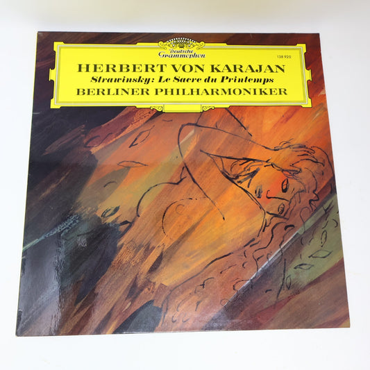 Herbert von Karajan Strawinsky Le Sacre du Printemps Berliner LP Record 138 920