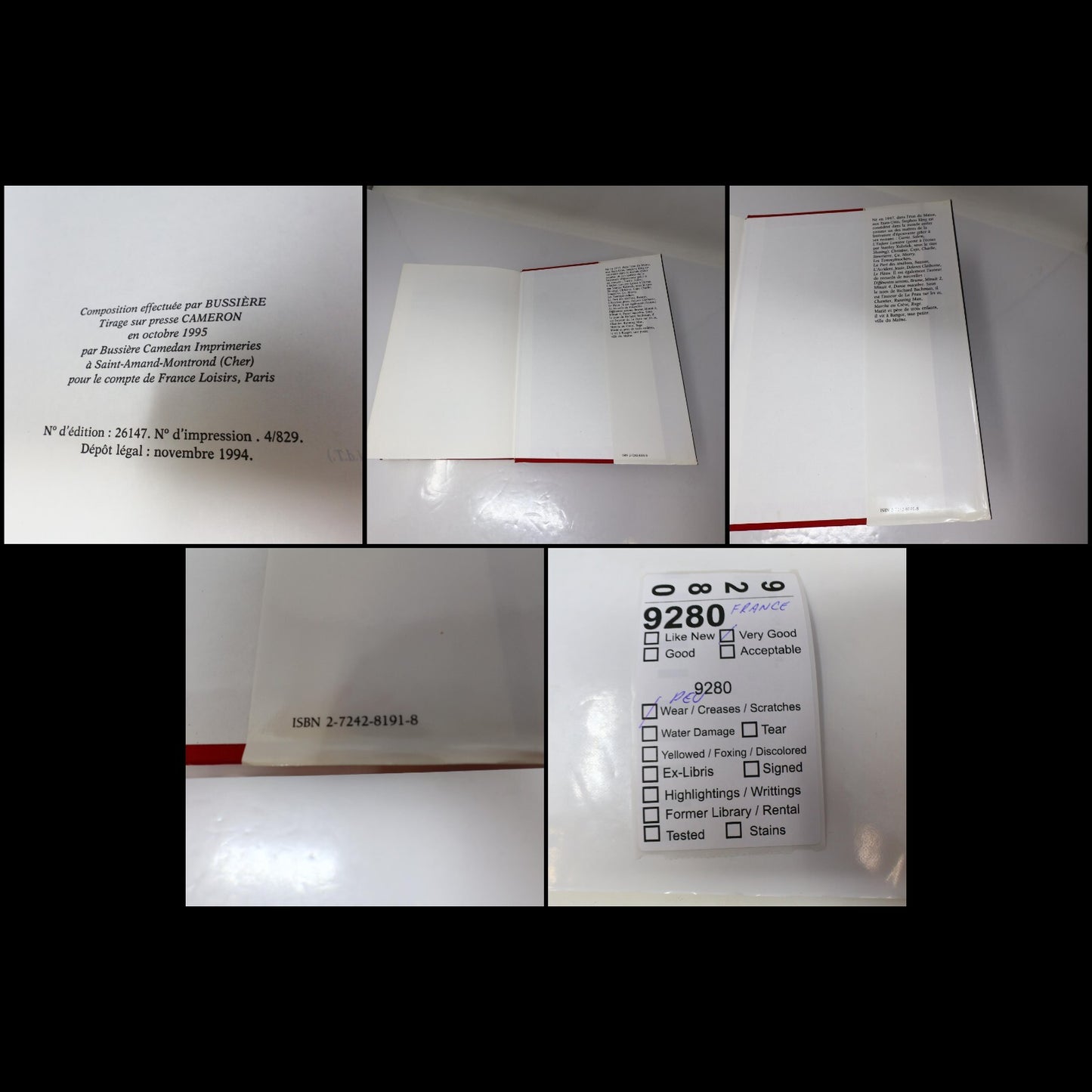 La Tour Sombre #1-2-3 Stephen King France Loisirs Pistolero/Trois Cartes Omnibus
