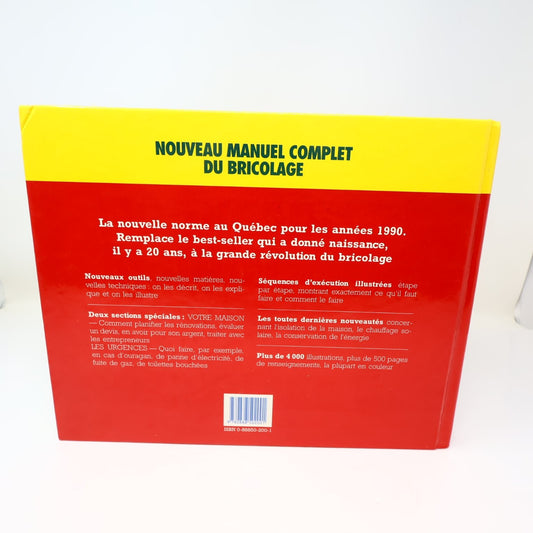 Nouveau Manuel Complet du Bricolage 1994 Français/French Guide Reader's Digest