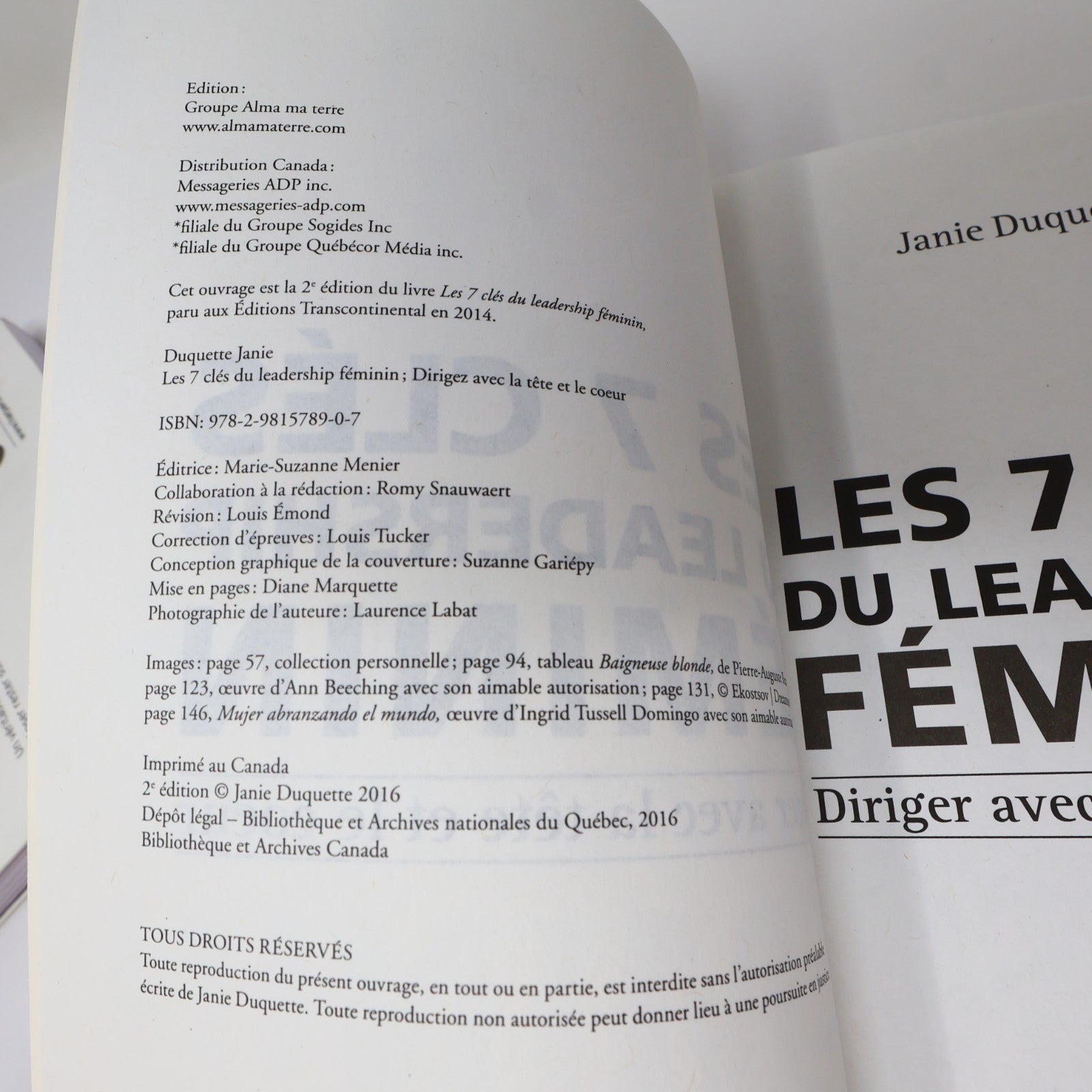 Les 7 Clés du Leadership Féminin/Et tu Oseras Sortir du Cadre Lot 2 Livres PB
