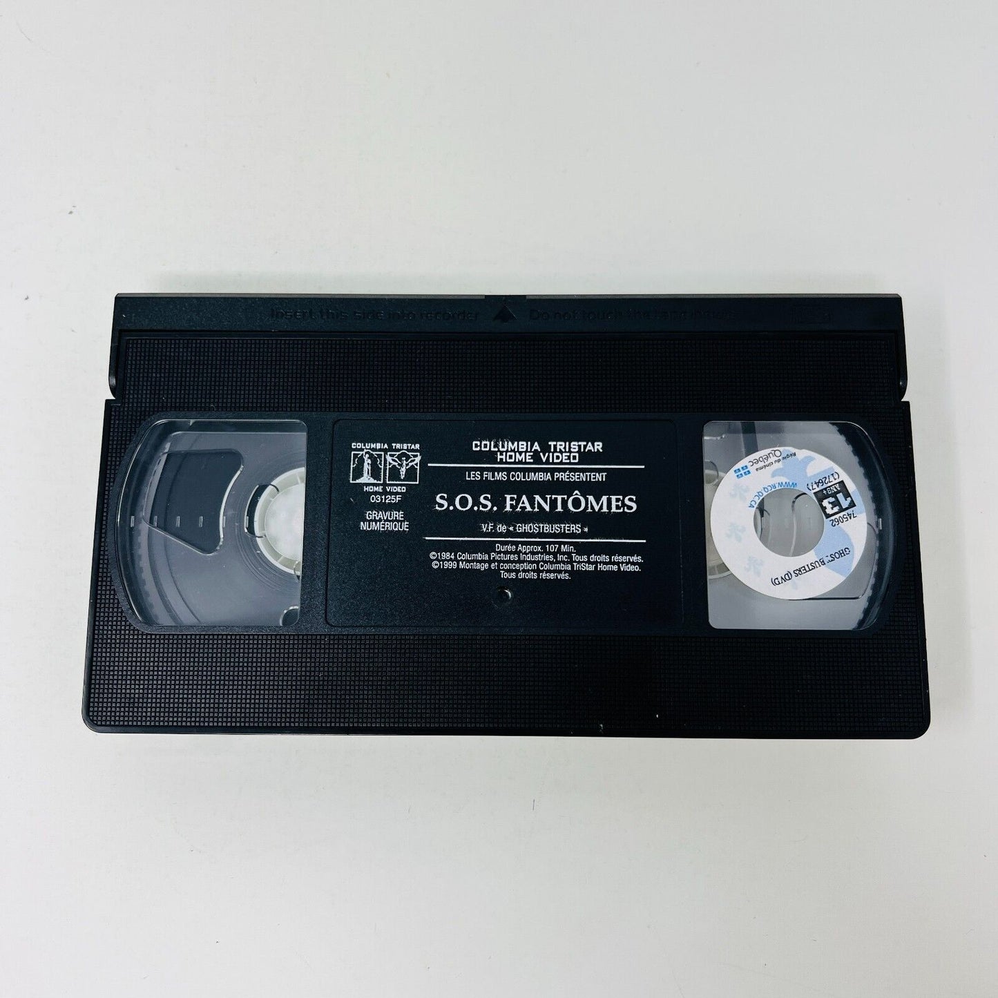 1999 S.O.S. Fantômes VHS en Français Testé/Ghostbusters French Ghosts SOS NTSC