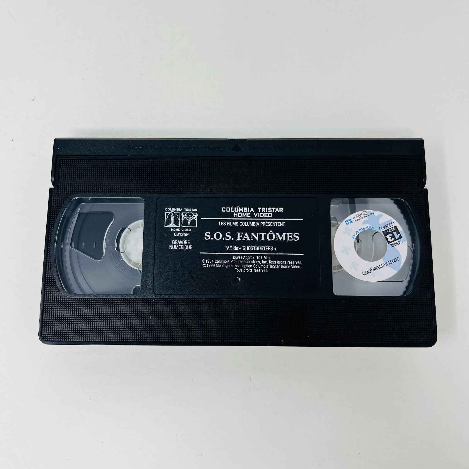 1999 S.O.S. Fantômes VHS en Français Testé/Ghostbusters French Ghosts SOS NTSC