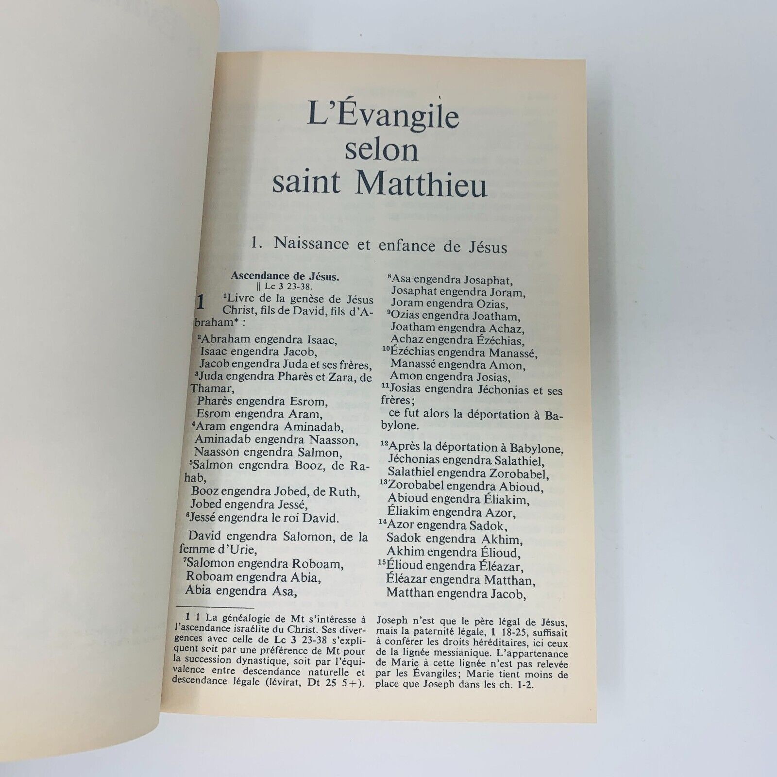 1987 Le Nouveau Testament de la Bible de Jérusalem Anne Sigier / Cerf Français