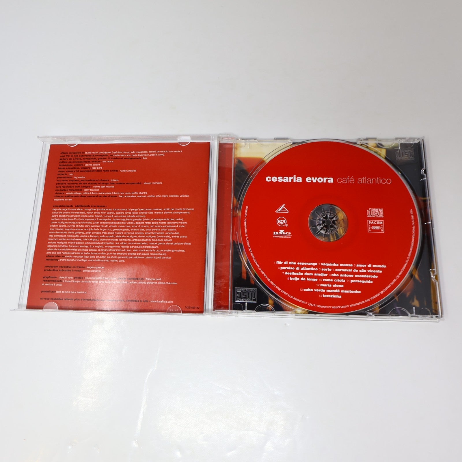 Cesaria Evora 4 CD Lot Café Atlantico/Miss Perfumado/Voz D'Amor/Sao Vicente di