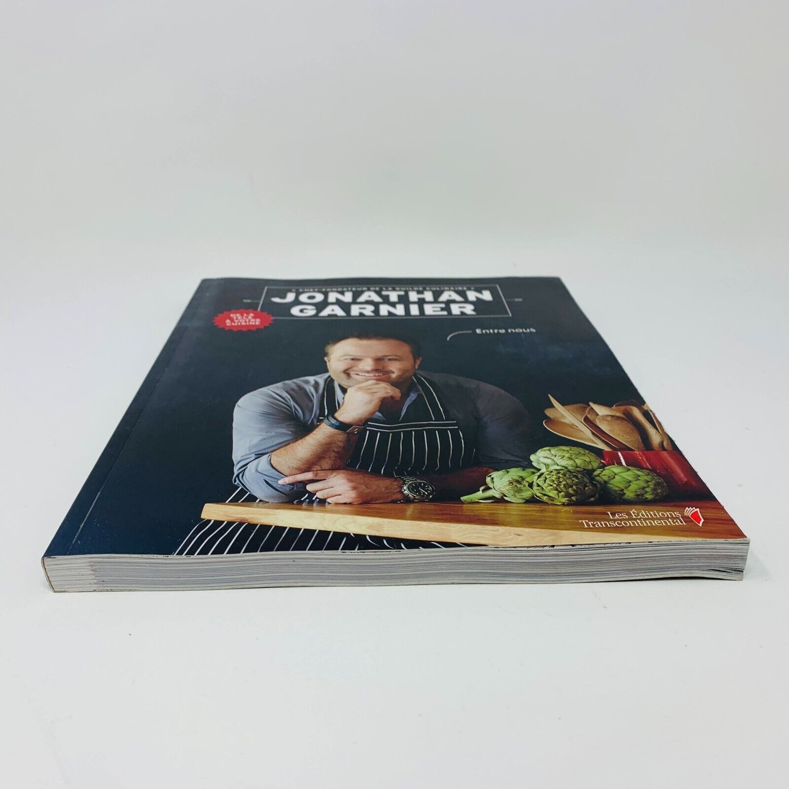 2013 Entre Nous de Jonathan Garnier Livre de Recettes Cuisine Signé en Français
