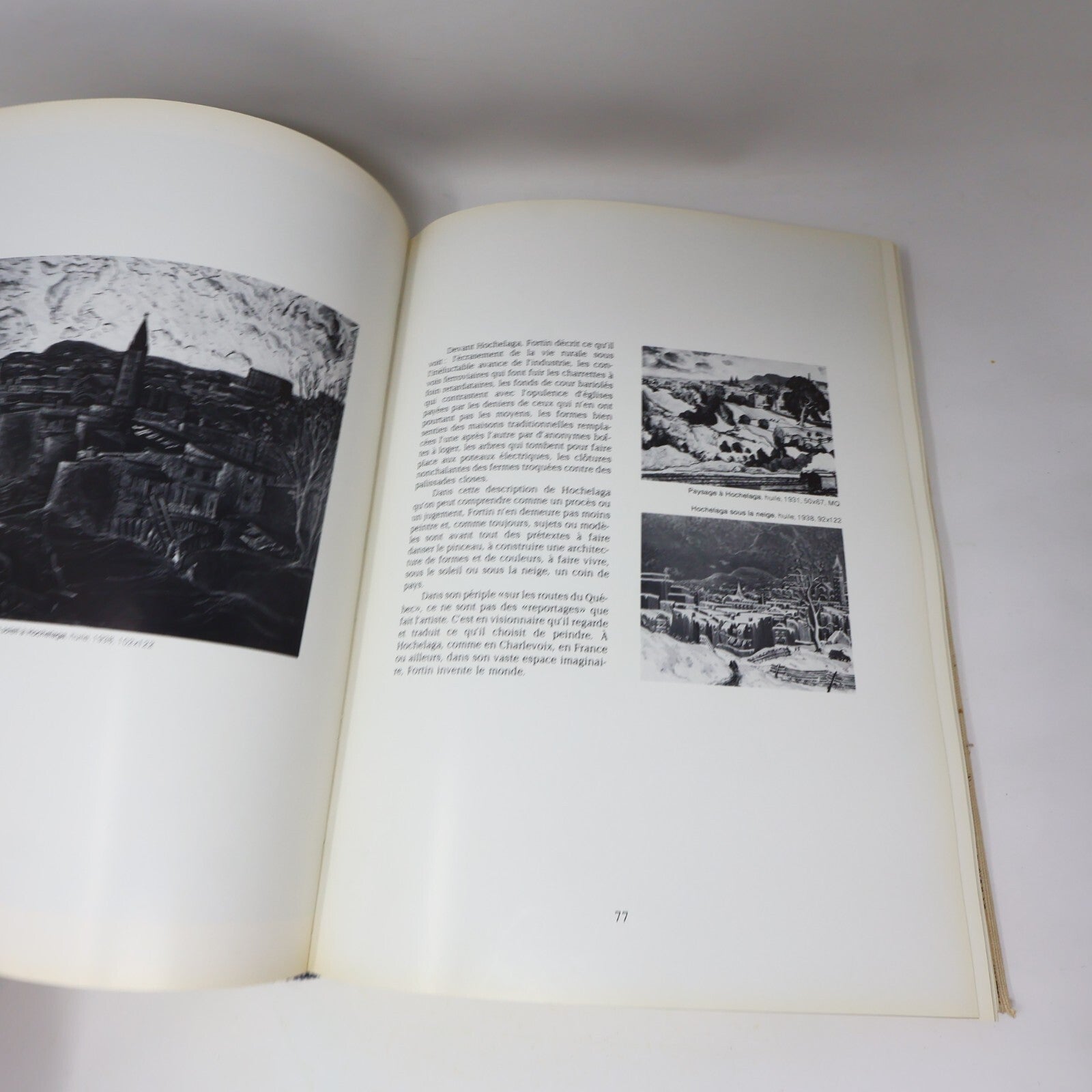 1982 Fortin l'Oeuvre et l'Homme Guy Robert Marc-Aurèle Fortin Québec Français HC
