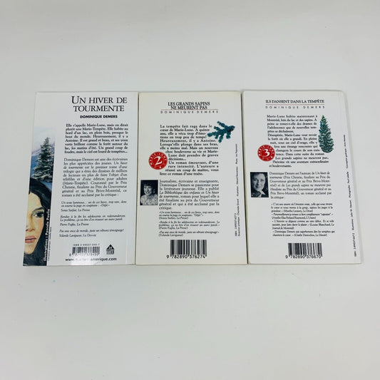 3x Marie-Tempête Série Complète Titan Jeunesse Dominique Demers Lot 3 Livres 90s