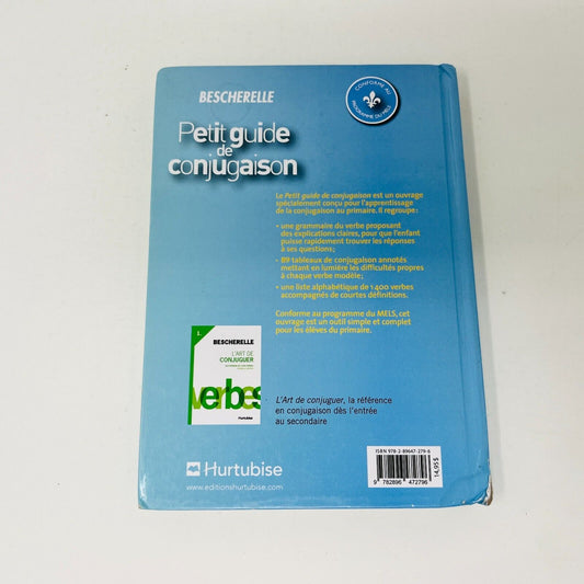 Bescherelle Petit Guide De Conjugaison Junior Livre Hurtubise Grammaire Verbes