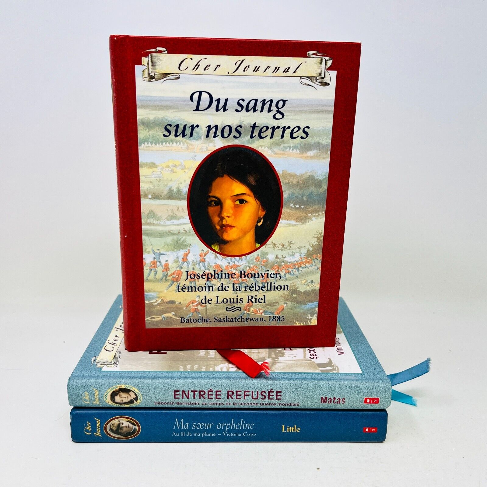 Cher Journal Du Sang sur nos Terres/Entrée Refusée/Ma Soeur Orpheline Lot Livres