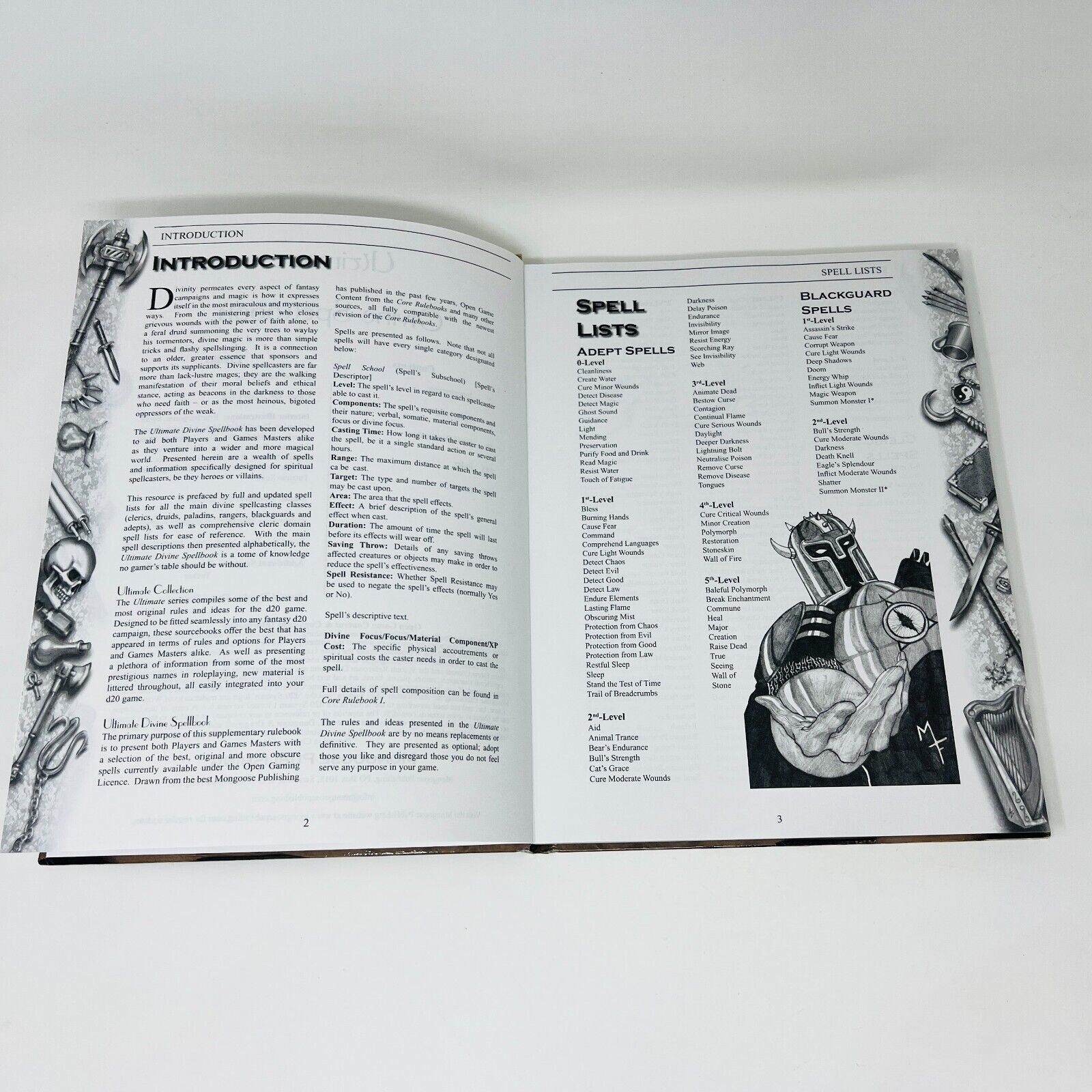 Ultimate Divine Spellbook Mongoose HC D20 v3.5 Supplementary Rulebook 8 MGP 9008