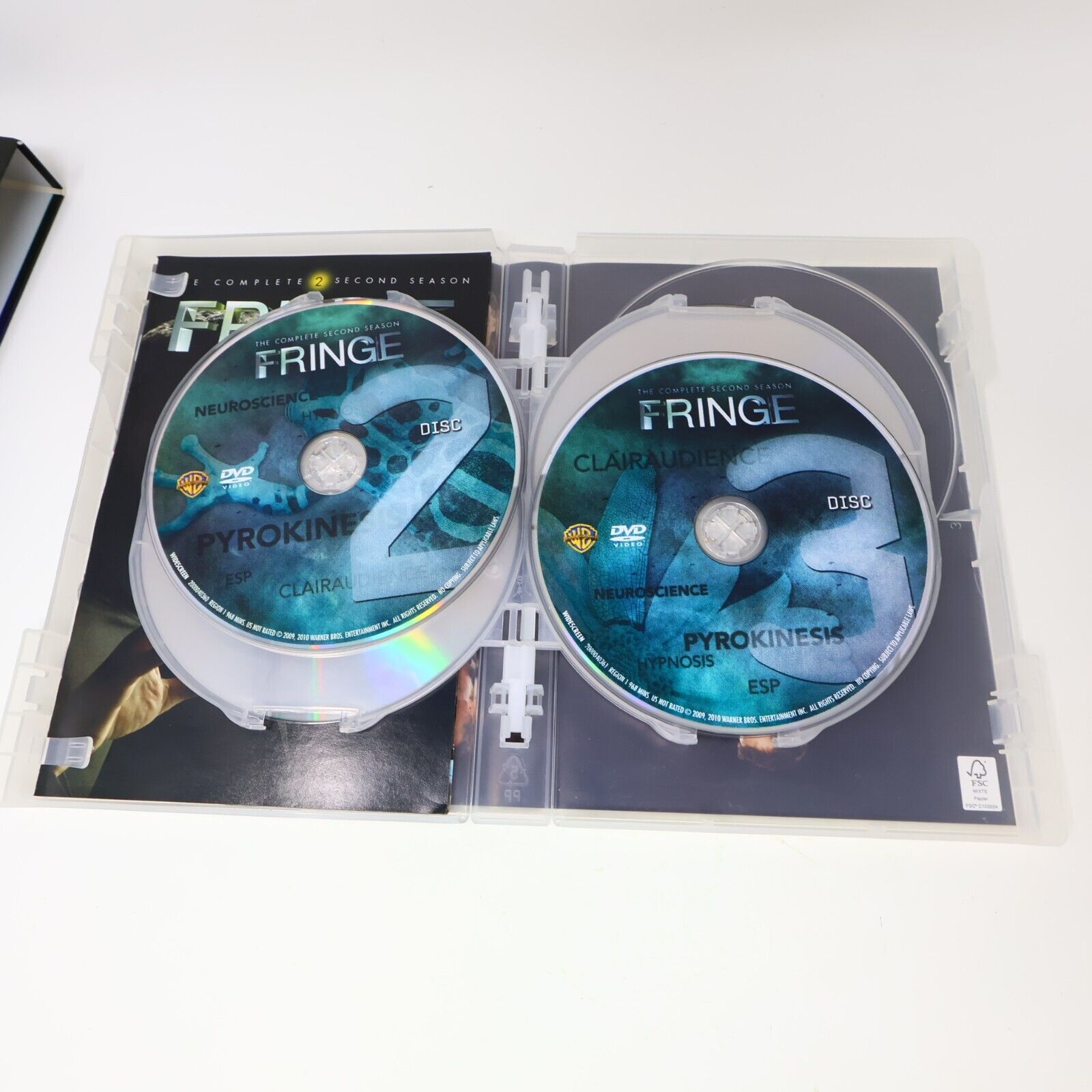 Fringe The Complete Second Season DVD Tested English / Français NTSC J.J. Abrams