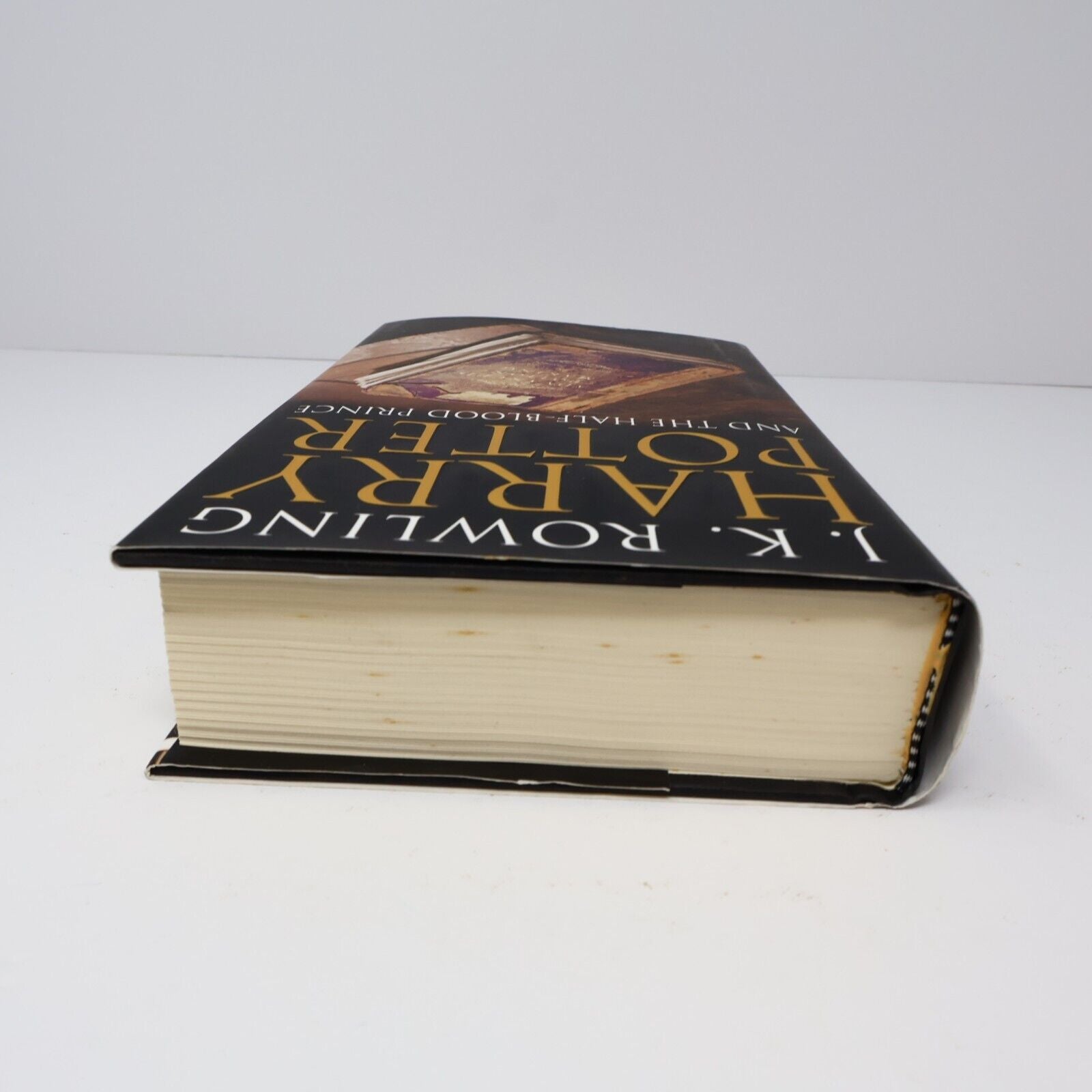 2005 Harry Potter and the Half-Blood Prince by J. K. Rowling Fantasy Black Cover