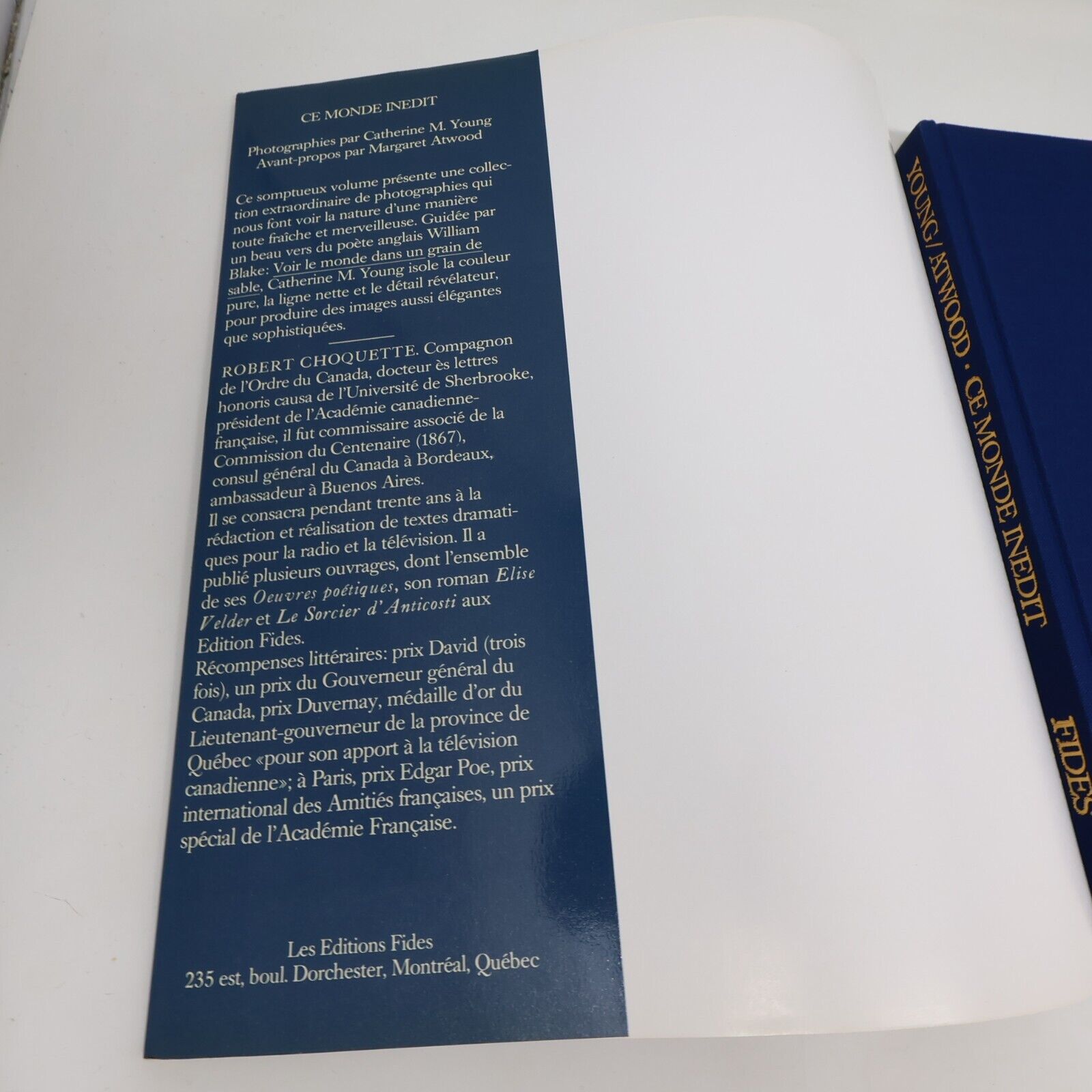 1979 Margaret Atwood/Catherine M. Young Ce Monde Inédit Art Photographies Fides