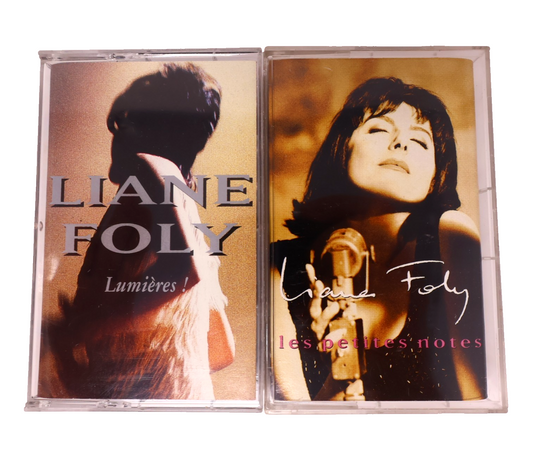 Liane Foly Lot 2 Cassette Les Petites Notes/Lumières! Français/French Testés